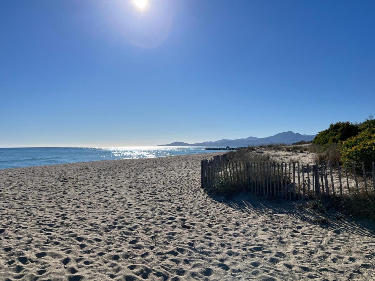 Appartement Entre La Lagune Et La Mer Avec Piscine, Direct Plage, Vue Partielle Mer Saint-Cyprien  Bagian luar foto