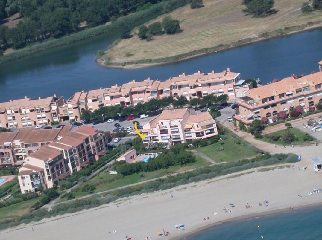 Appartement Entre La Lagune Et La Mer Avec Piscine, Direct Plage, Vue Partielle Mer Saint-Cyprien  Bagian luar foto