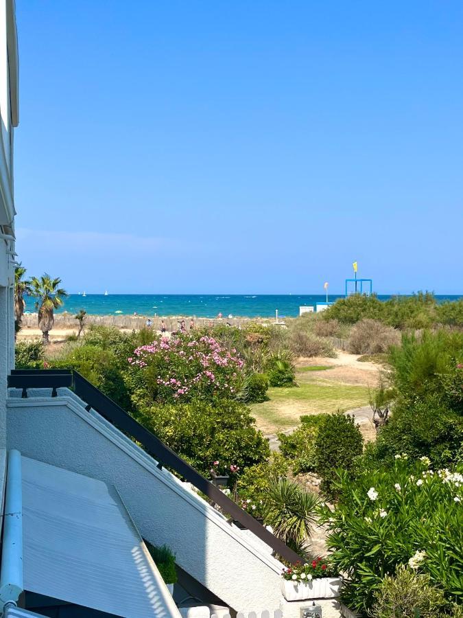 Appartement Entre La Lagune Et La Mer Avec Piscine, Direct Plage, Vue Partielle Mer Saint-Cyprien  Bagian luar foto